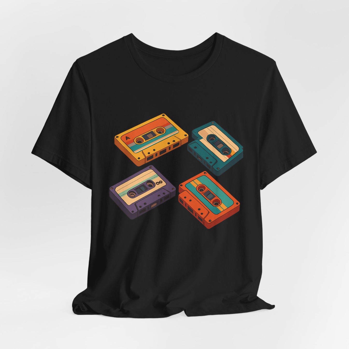Tunl Visn Retro Cassette Tee | Y2K Vintage Music Graphic T-Shirt | 90s Streetwear Gift