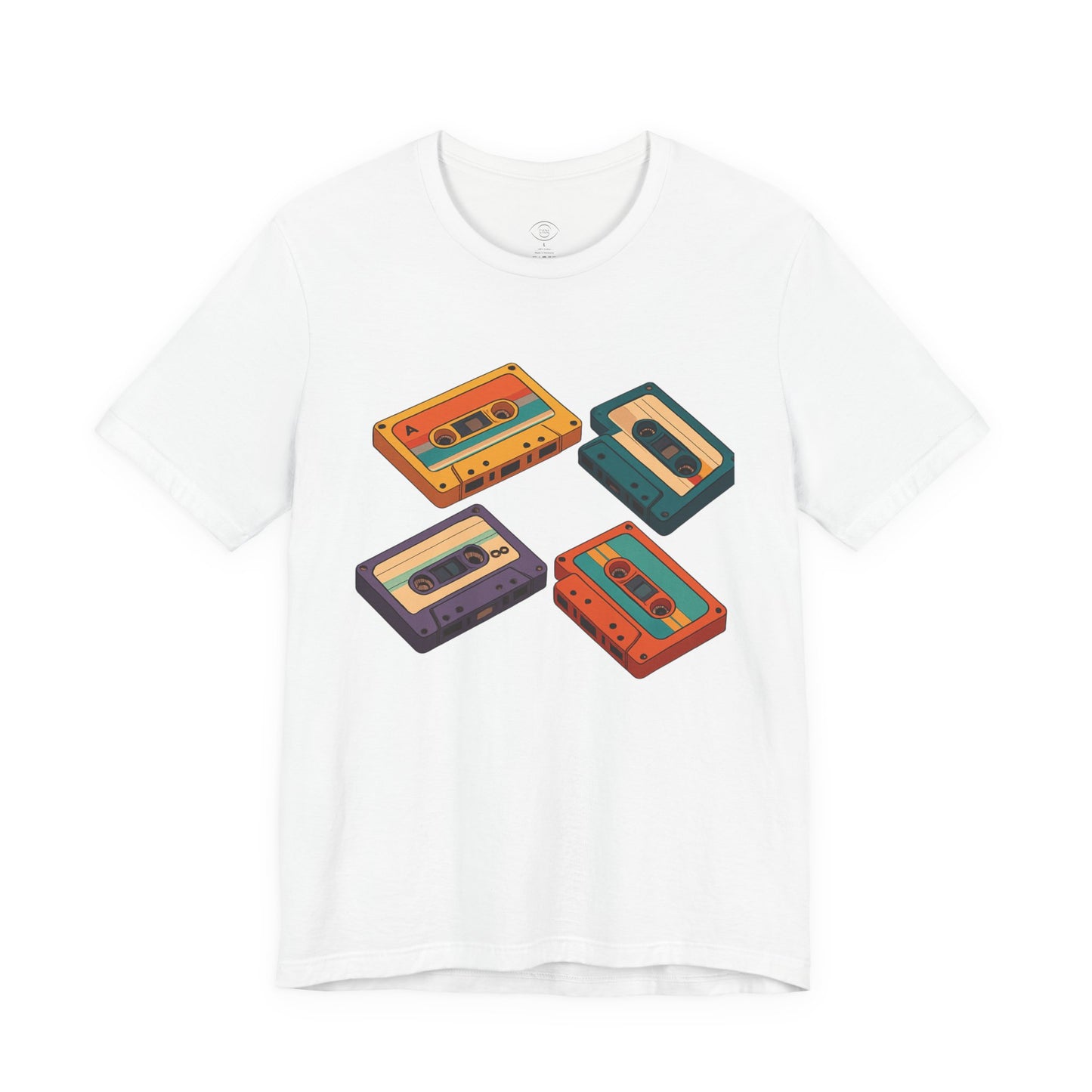 Tunl Visn Retro Cassette Tee | Y2K Vintage Music Graphic T-Shirt | 90s Streetwear Gift