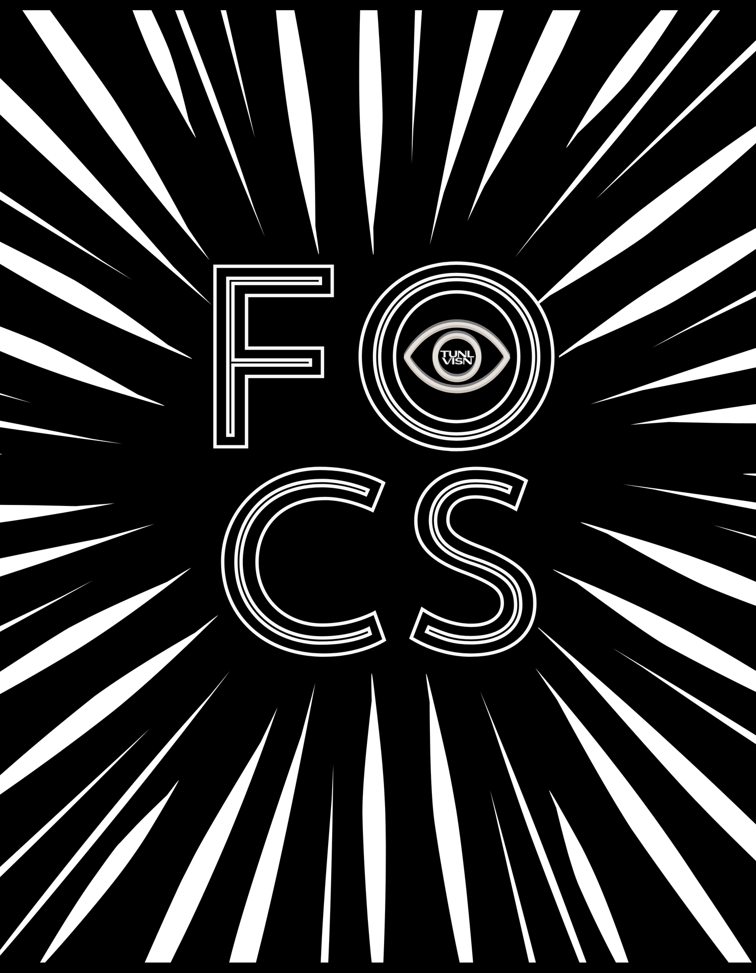 Tunl Visn FOCUS//001 capsule — minimal streetwear in Ink Black.