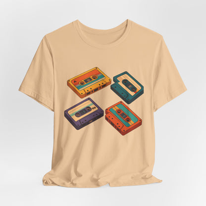 Tunl Visn Retro Cassette Tee | Y2K Vintage Music Graphic T-Shirt | 90s Streetwear Gift