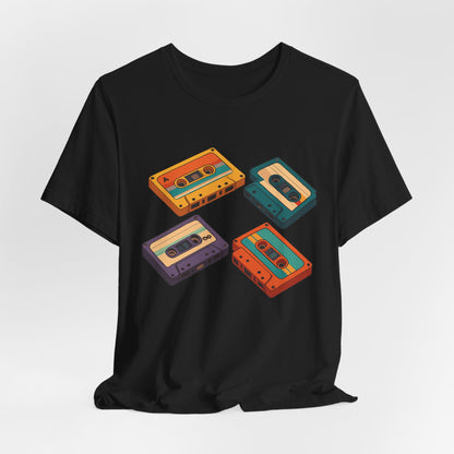 Tunl Visn Retro Cassette Tee | Y2K Vintage Music Graphic T-Shirt | 90s Streetwear Gift