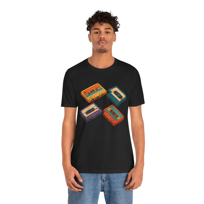 Tunl Visn Retro Cassette Tee | Y2K Vintage Music Graphic T-Shirt | 90s Streetwear Gift