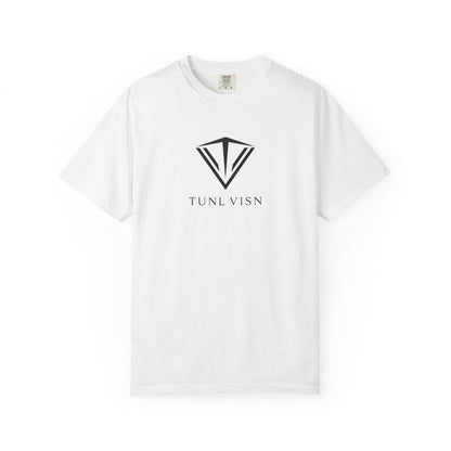 Tunl Visn FOCUS//001 Garment-Dyed Tee | Relaxed Unisex Fit | “FOCUS” Minimal Graphic |