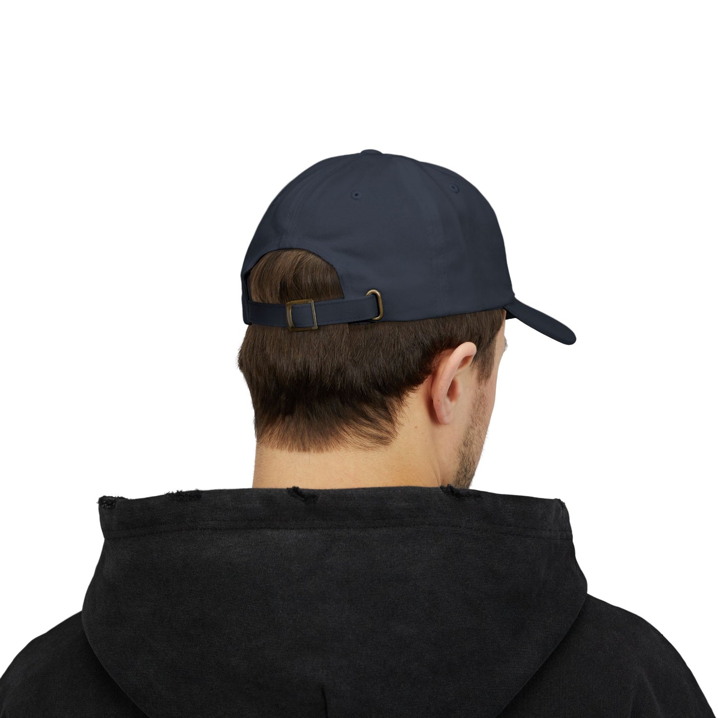 TUNL VISN - FOCUS//001 Dad Hat | Low-Profile Cotton | TV Monogram Embroidery | Minimal Streetwear