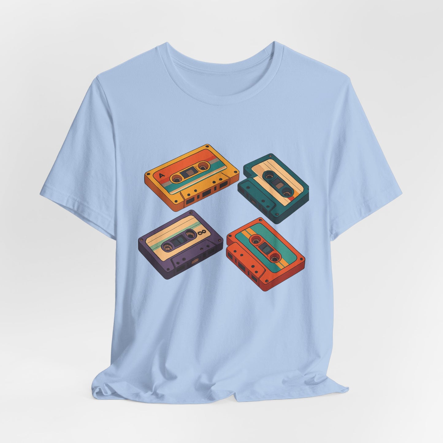 Tunl Visn Retro Cassette Tee | Y2K Vintage Music Graphic T-Shirt | 90s Streetwear Gift