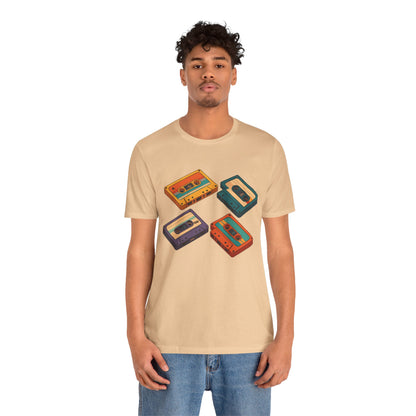 Tunl Visn Retro Cassette Tee | Y2K Vintage Music Graphic T-Shirt | 90s Streetwear Gift