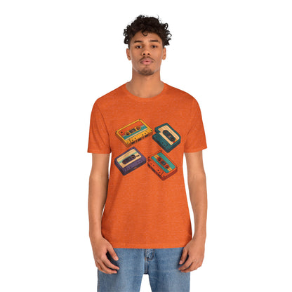 Tunl Visn Retro Cassette Tee | Y2K Vintage Music Graphic T-Shirt | 90s Streetwear Gift